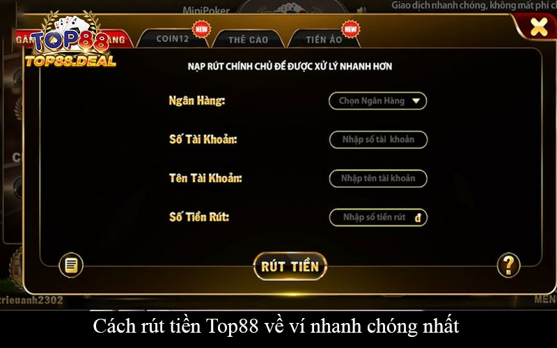 Top88 Đổi Thưởng Hướng Dẫn Nạp Rút Tiền Nhanh Chóng 2 Top88 Đổi Thưởng Hướng Dẫn Nạp Rút Tiền