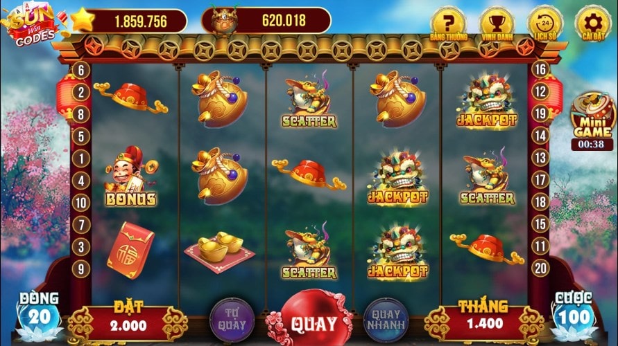 Slots 4 Thần Thú - Trải nghiệm tuyệt vời khi chơi tại Top88 3 Slots 4 Thần Thú - Trải nghiệm tuyệt vời khi chơi tại Top88