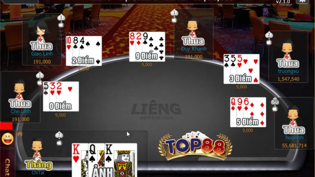 Tại Sao Nên Trải Nghiệm Game Bài Liêng Tại Cổng Game Top88? 3 Tại Sao Nên Trải Nghiệm Game Bài Liêng Tại Cổng Game Top88?